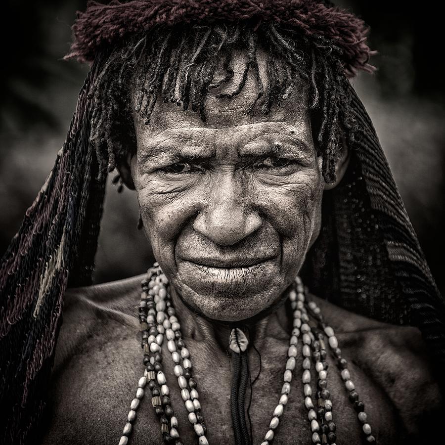 Dani Photograph - Woman From Dani Tribe by Pavol Stranak