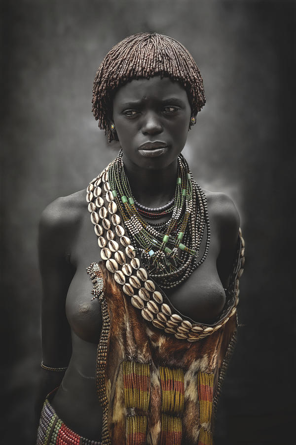Woman Hamer Tribe Photograph by Svetlin Yosifov