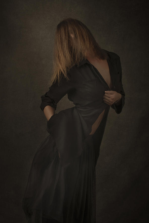 Woman In Black Photograph by Donatella Basso