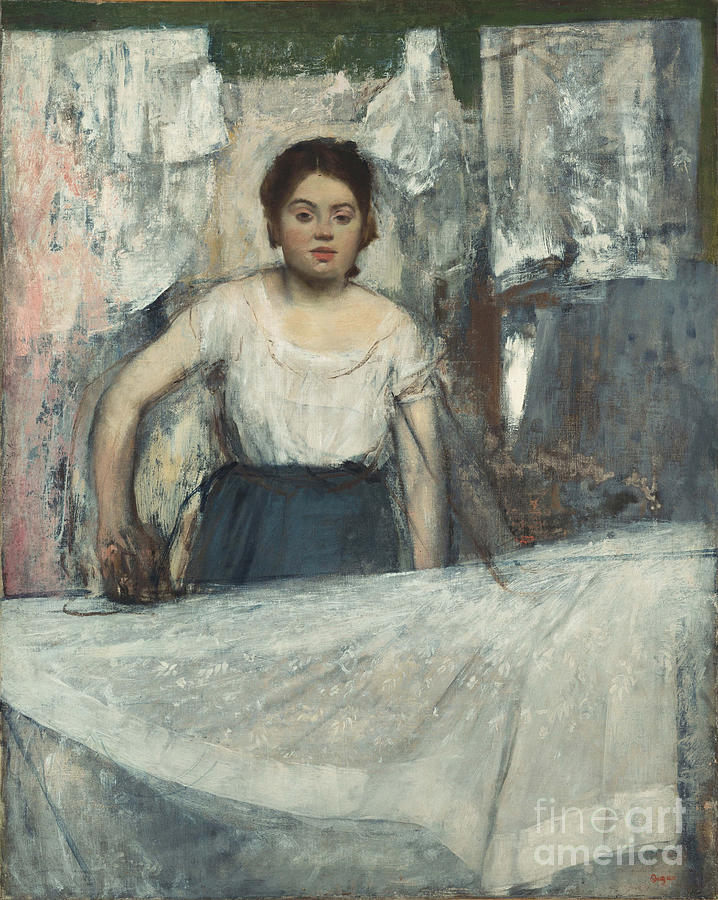 Woman Ironing. Artist Degas, Edgar Drawing by Heritage Images