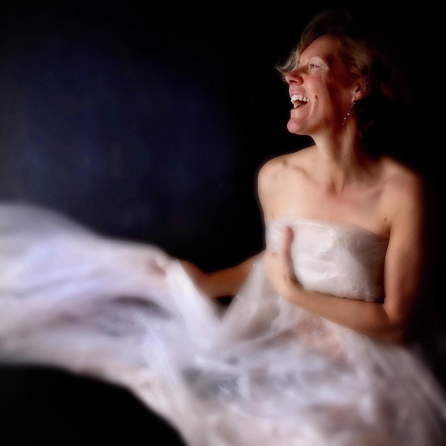 Woman Laughing And Dancing Photograph by Lisa Noble Photography