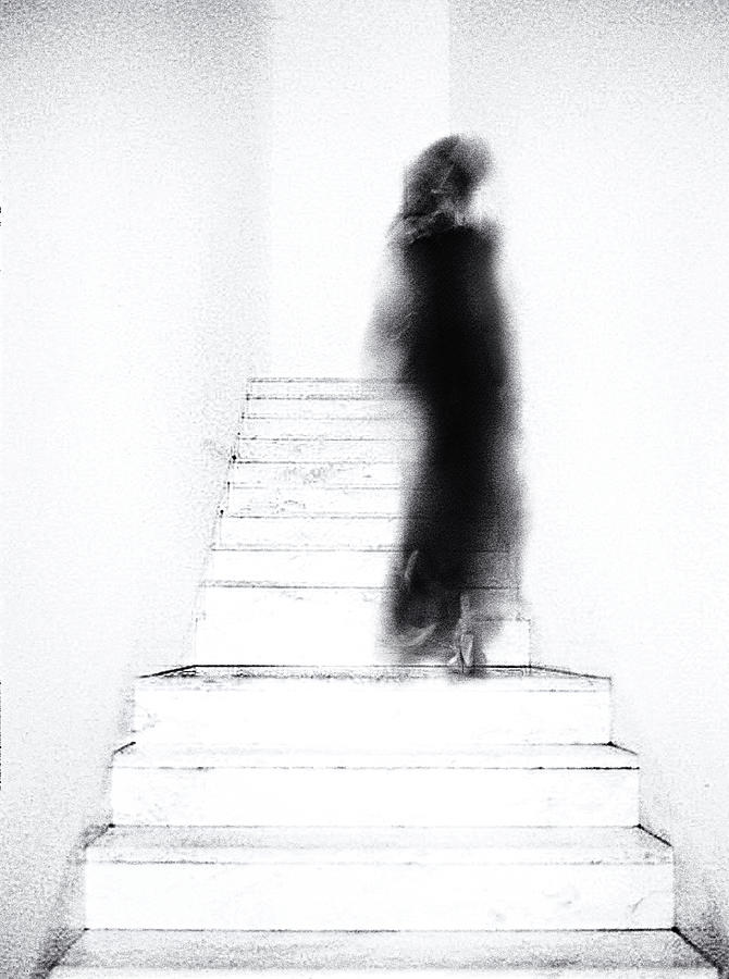Woman On Stairs Photograph by Jeffrey Hummel