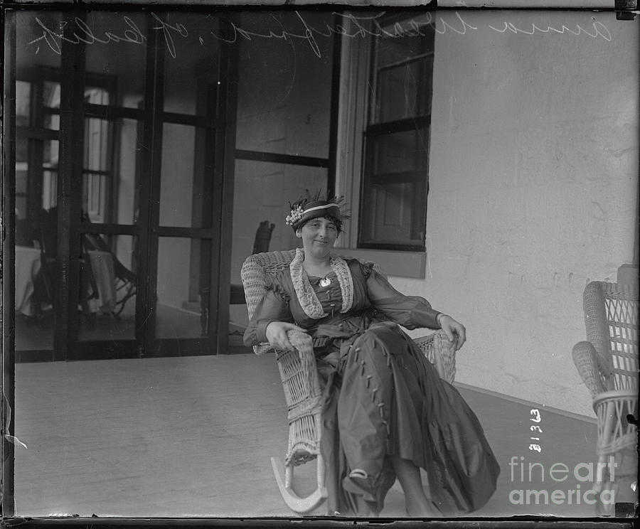 Woman Seated In Chair Photograph by Bettmann