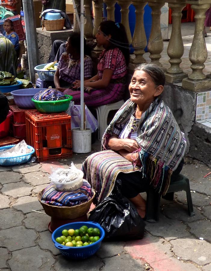  Woman selling Limes Photograph by Amelia Racca
