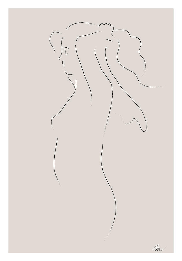 Woman Sketch Photograph by 1x Studio Ii