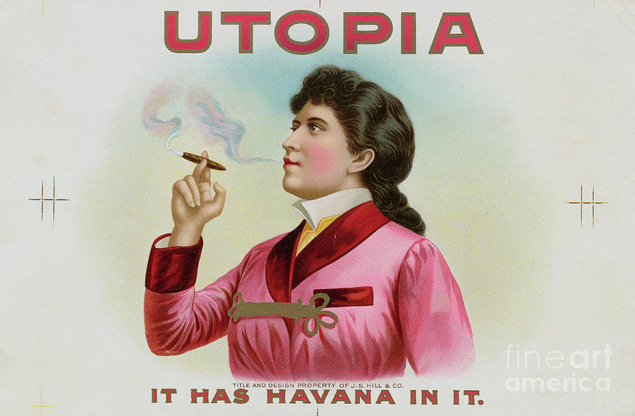 Woman Smoking A Havana Cigar Photograph by Bettmann