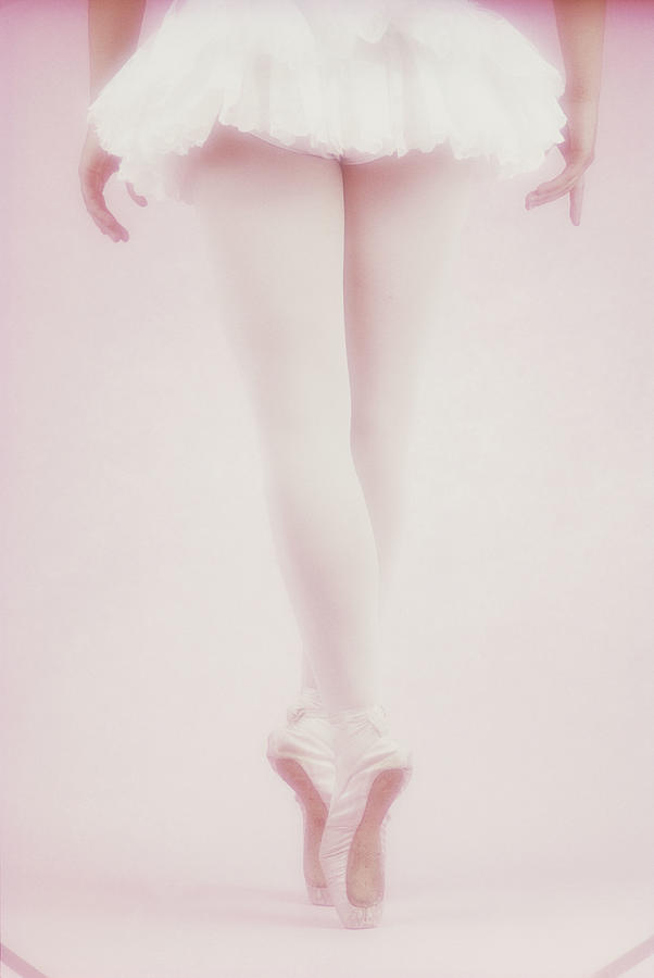 Woman Wearing Stockings And Ballet Shoes Photograph by Maria Taglienti-molinari