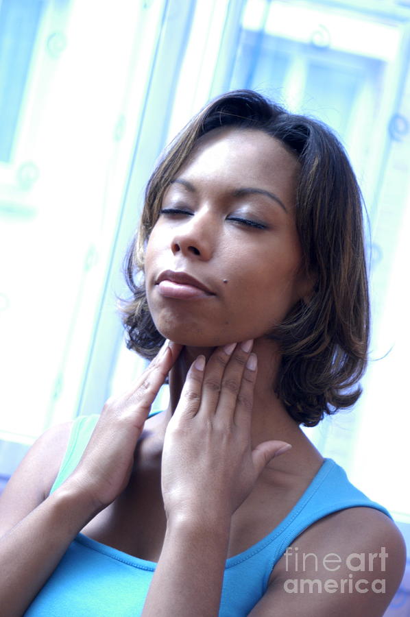 Woman With A Sore Throat Photograph by Aj Photo/science Photo Library