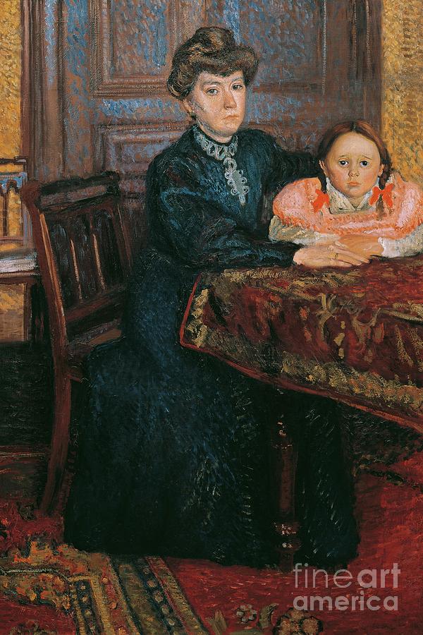 Woman With Child Mathilde Schönberg Drawing by Heritage Images