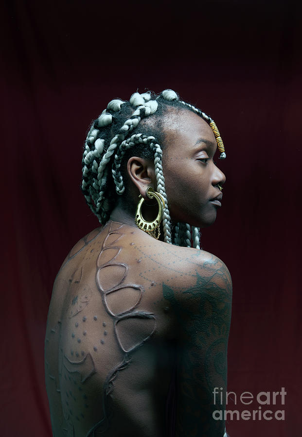 Woman With Tattoos Photograph by Tara Moore