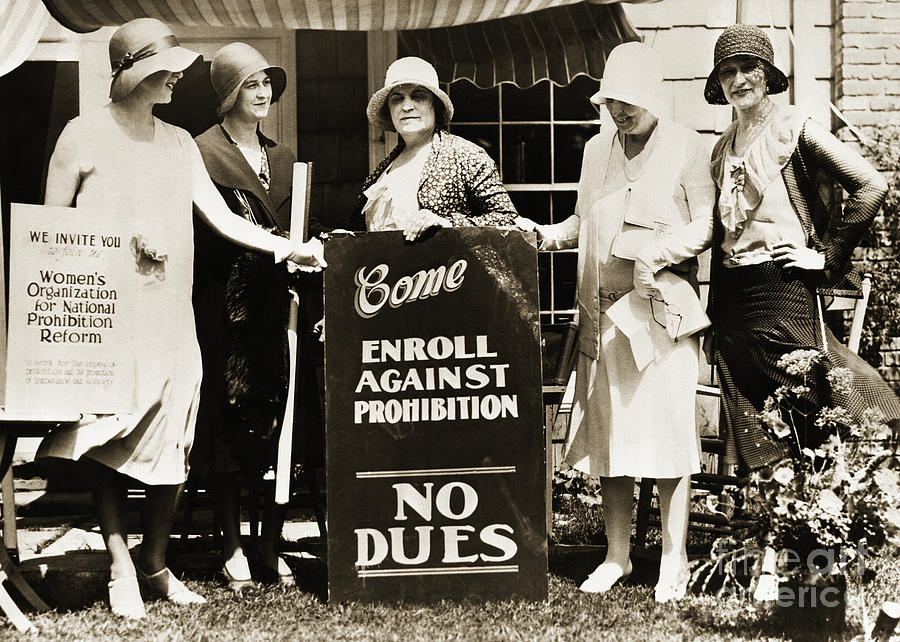 Women Against Prohibition Photograph by Bettmann