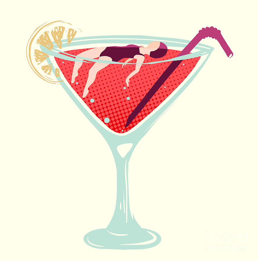 Woman Digital Art - Women Alcohol Dependence Problem by Popmarleo Woman Digital Art - Women Alcohol Dependence Problem by Popmarleo