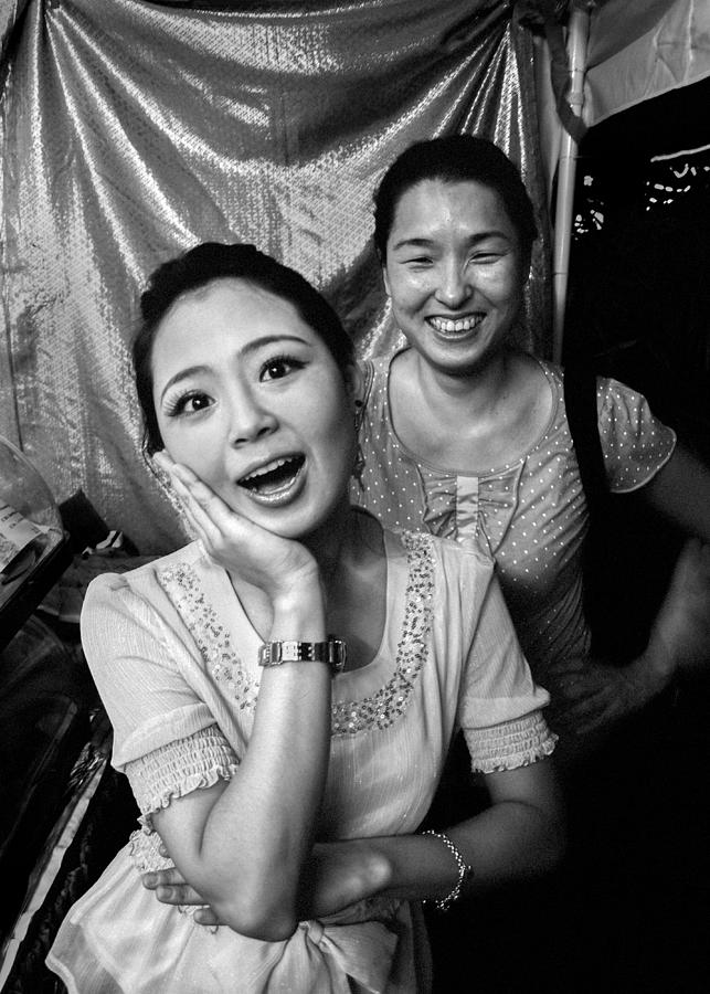 Women At A Food Stall Photograph by Eiji Yamamoto