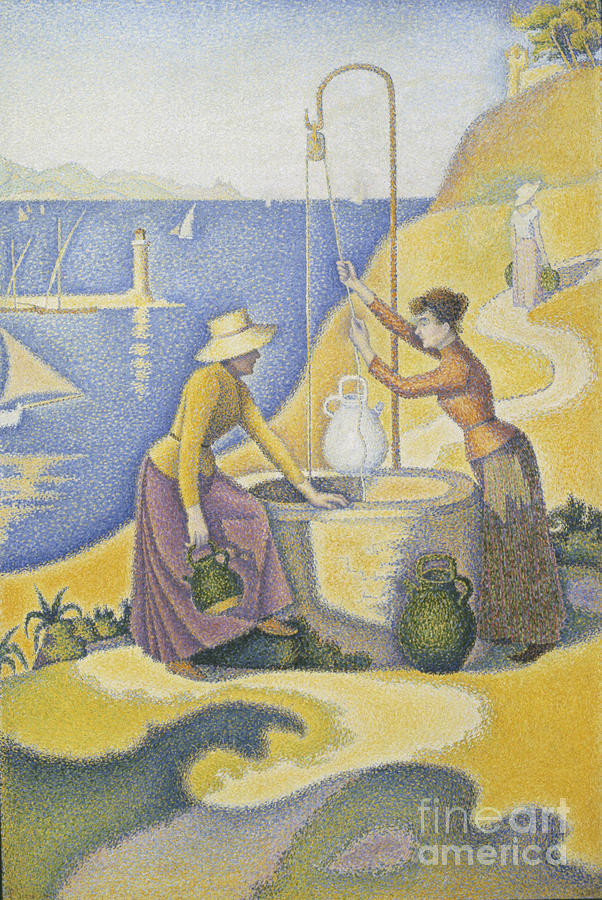 Women At The Well Femmes Au Puits Drawing by Heritage Images
