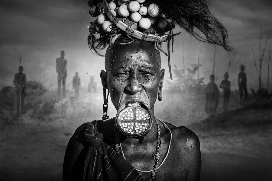 Women From The African Tribe Mursi, Ethiopia Photograph by Svetlin Yosifov