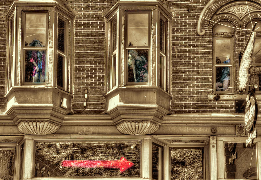 Women in the windows Photograph by Dan Friend