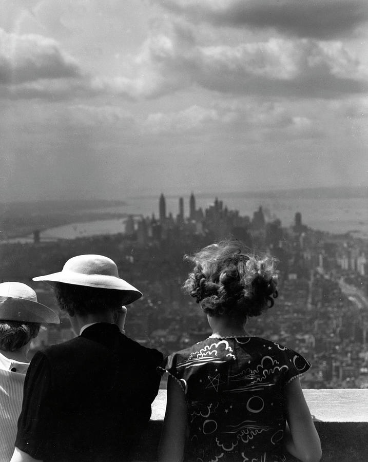 Women Looking South From Observation Photograph by The New York Historical Society