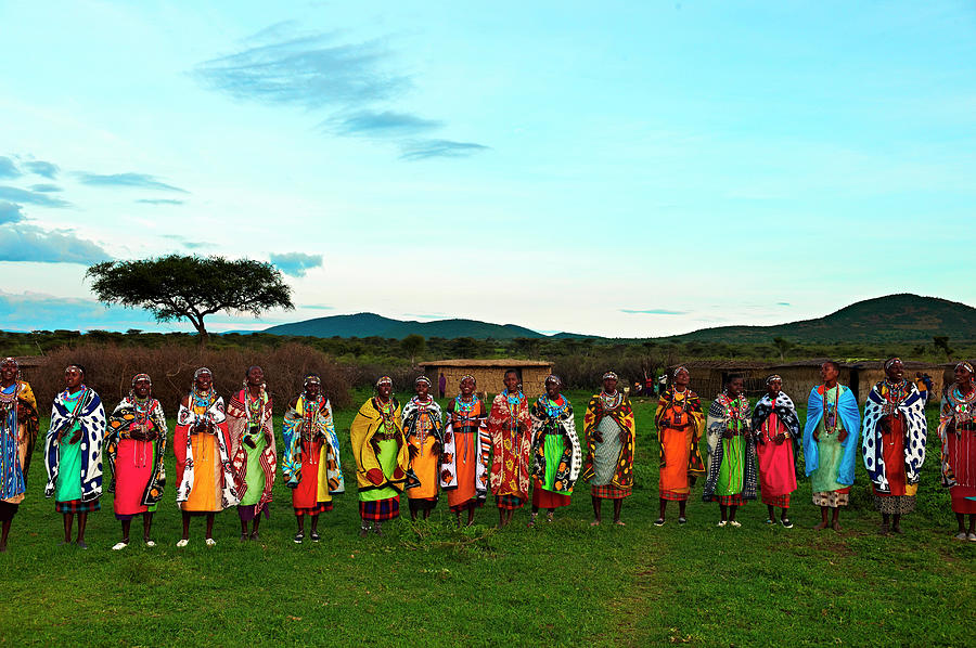 Women Of Masai Mara, Kenya Photograph by Cultura Rm Exclusive/jpm