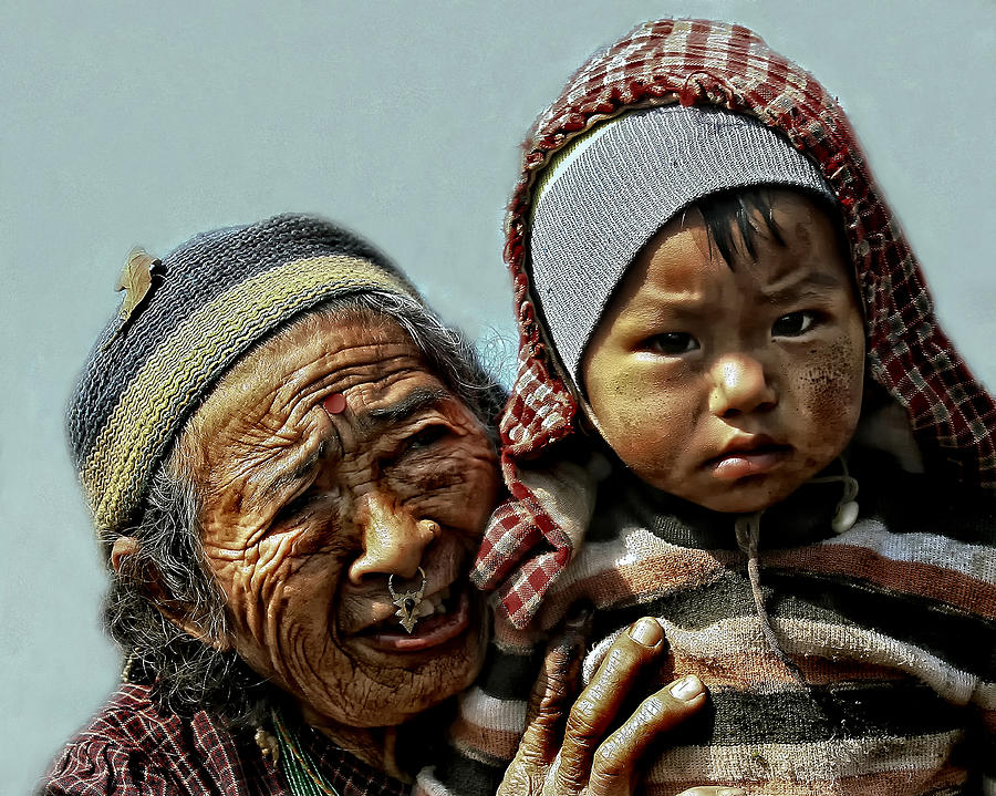Nepal Photograph - Women Of Nepal - Series by Yvette Depaepe Nepal Photograph - Women Of Nepal - Series by Yvette Depaepe