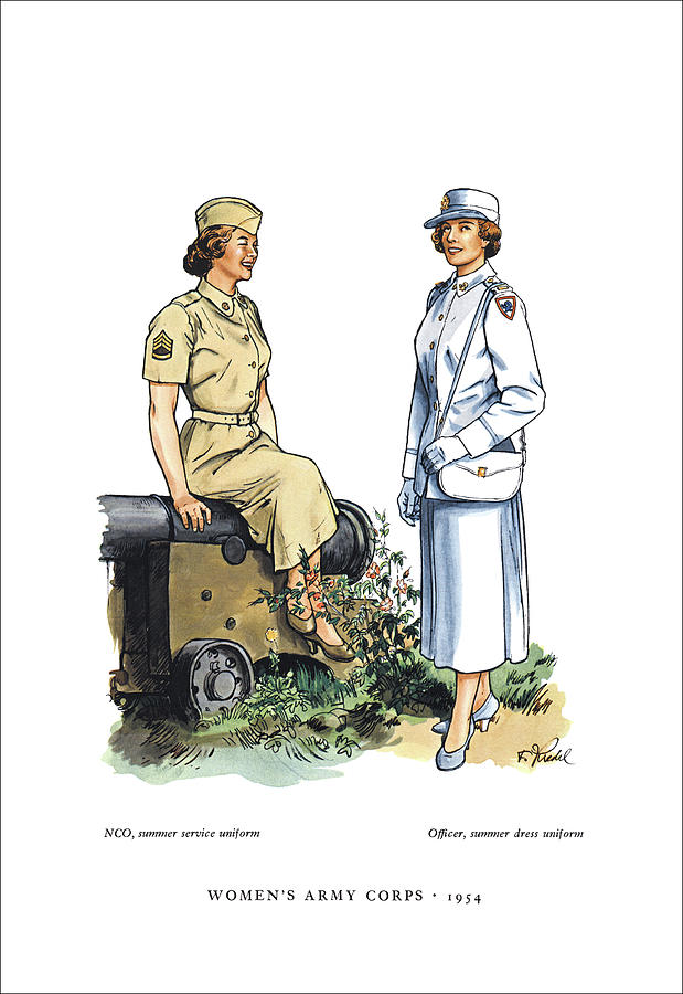 Us Painting - Womens Army Corps, 1954 by Unknown