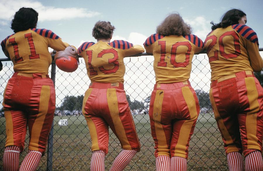 Womens Football Photograph by Michael Ochs Archives