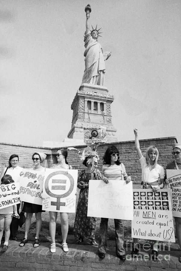 Womens Liberation Demonstration Photograph by Bettmann