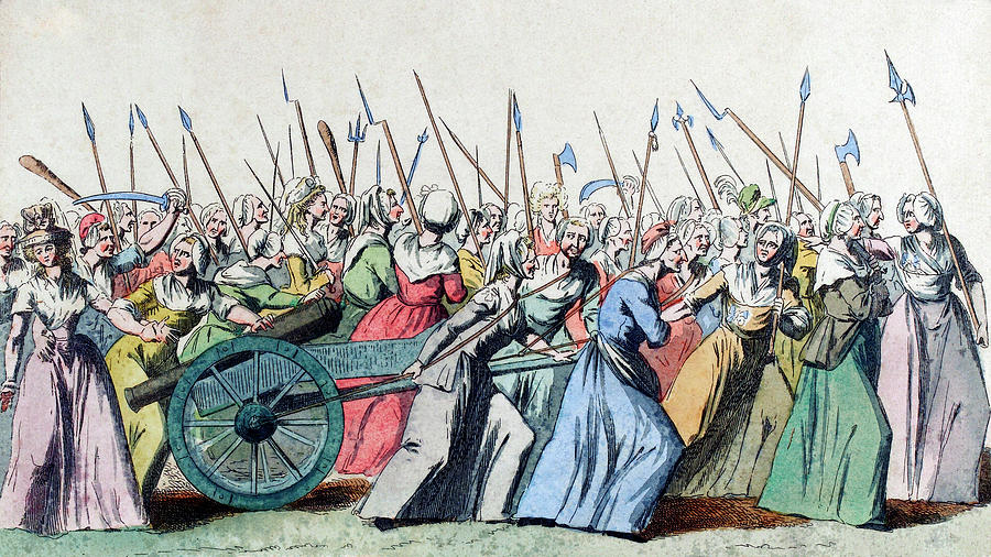 1789 Photograph - Womens March On Versailles, 1789 by Science Source