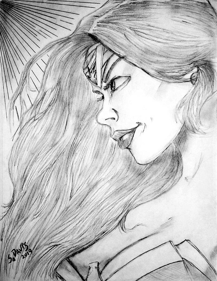 Wonder Woman Drawing