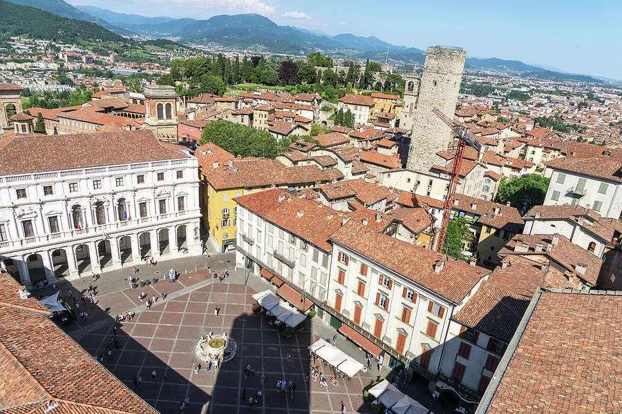 Wonderful Bergamo - Piazza Vecchia The Heart Of The Upper Town Citta Alta Photograph
