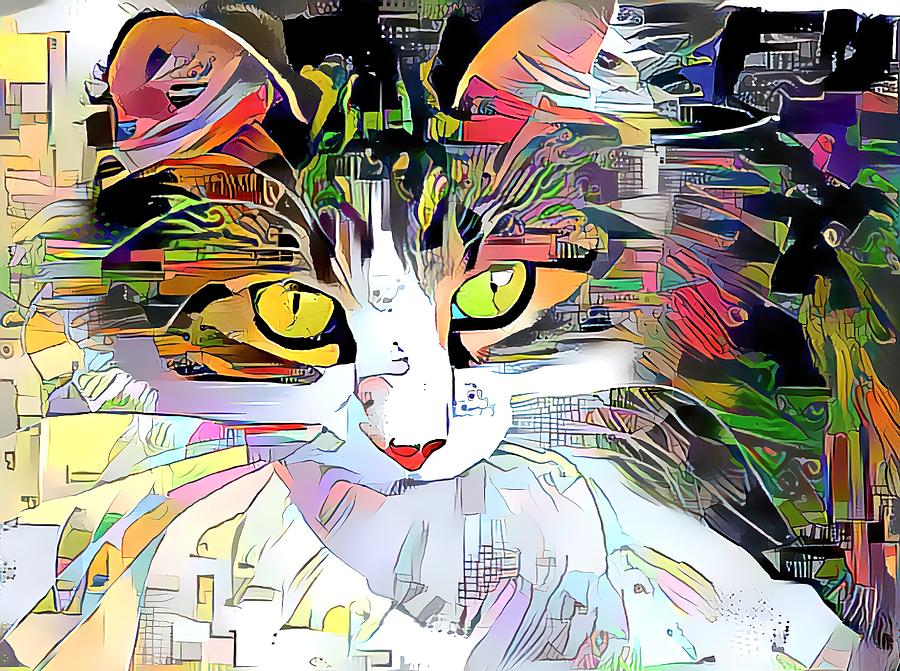 Wonderful Cat Art Digital Art by Don Northup