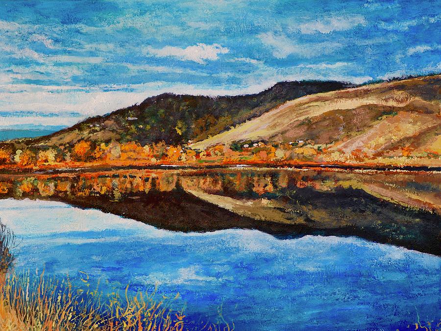 Fall Painting - Wonderland Lake by Tom Roderick