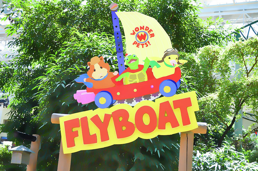 Wonderpets Flyboat Painting by Jeelan Clark