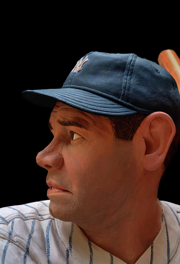 Wood Carving - Babe Ruth 002 Profile Photograph by George Bostian