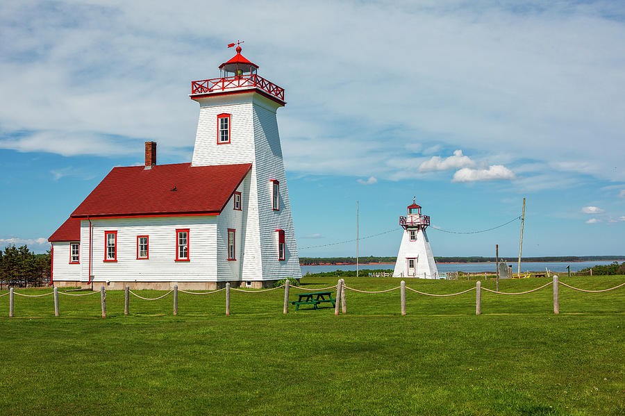 Lighthouse Photograph - Wood Islands Lighthouse by Eunice Gibb