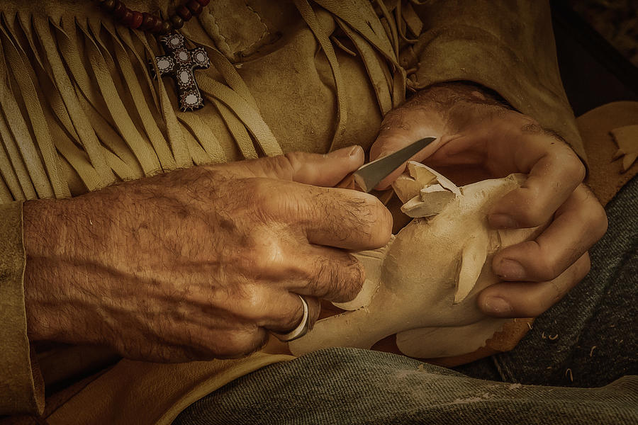 Woodcarver Photograph by Guy Whiteley