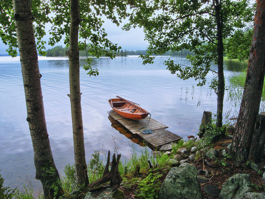 Wooden Boat Photograph by Kari Siren
