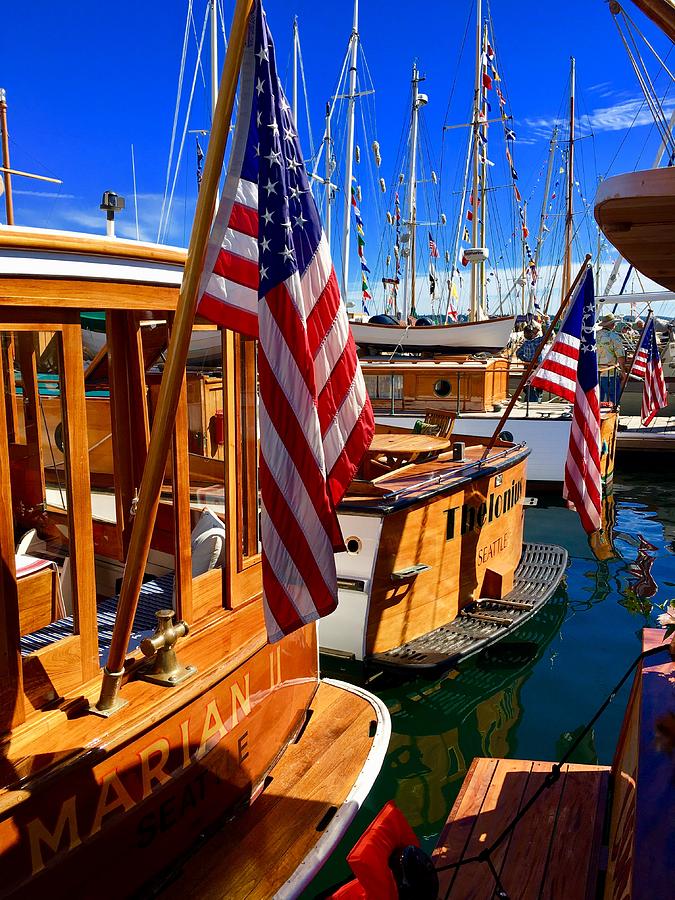 Wooden Boats Photograph by Jerry Abbott