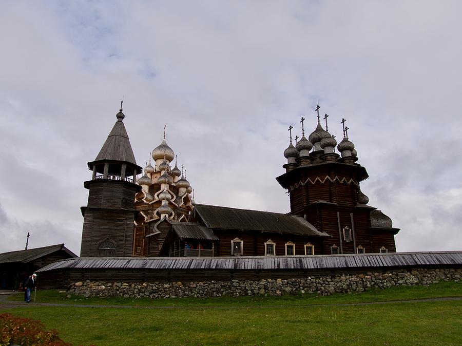 Wooden churches on Kizhi Island in Lake Onega, Karelia Photograph by ...