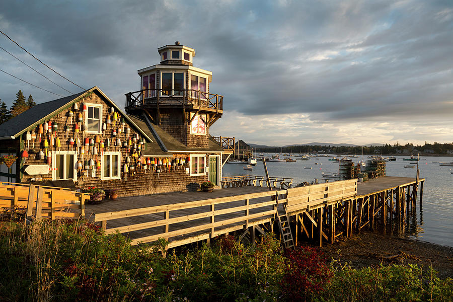 Wooden House At Harbor Digital Art By Tim Mannakee - Fine Art America