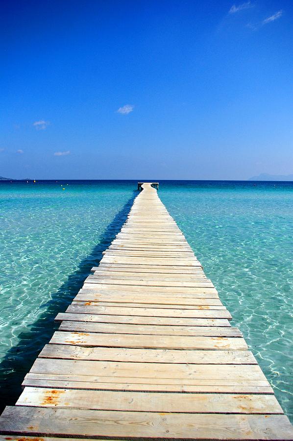 Wooden Jetty Vertical Photograph by Florian Pollak - Fine Art America