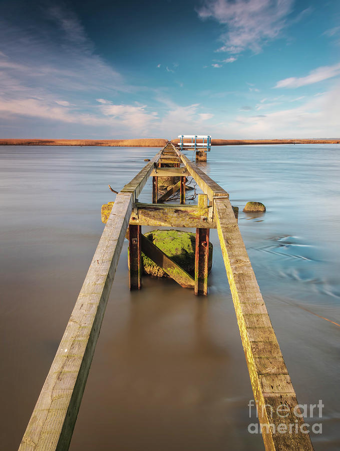 Wooden pier walkway Photograph by Sophie McAulay