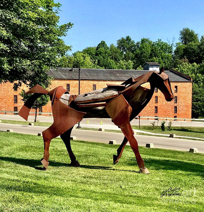 Woodford Reserve Barrel Horse Photograph by CAC Graphics