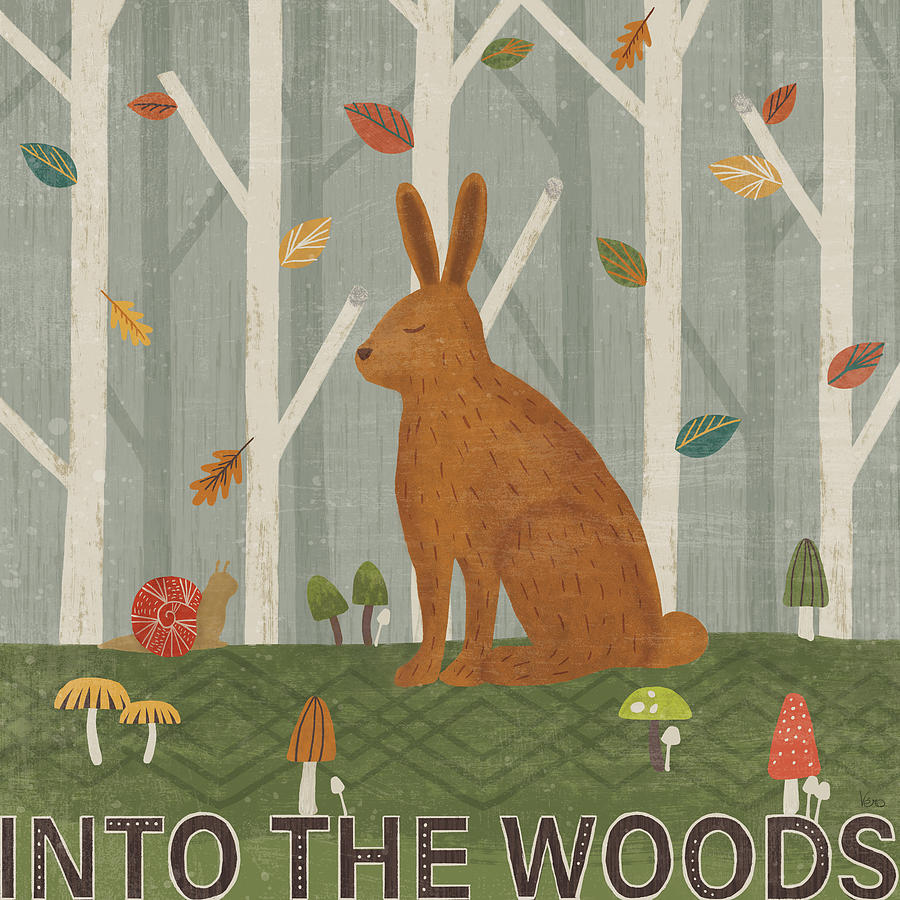 Into The Woods Mixed Media - Woodland Joy IIi by Veronique Charron