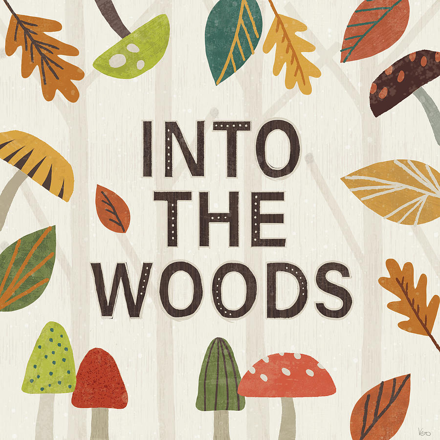 Into The Woods Mixed Media - Woodland Joy Vii by Veronique Charron