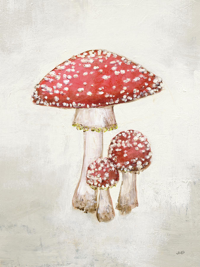 Mushroom Painting - Woodland Mushroom II by Julia Purinton