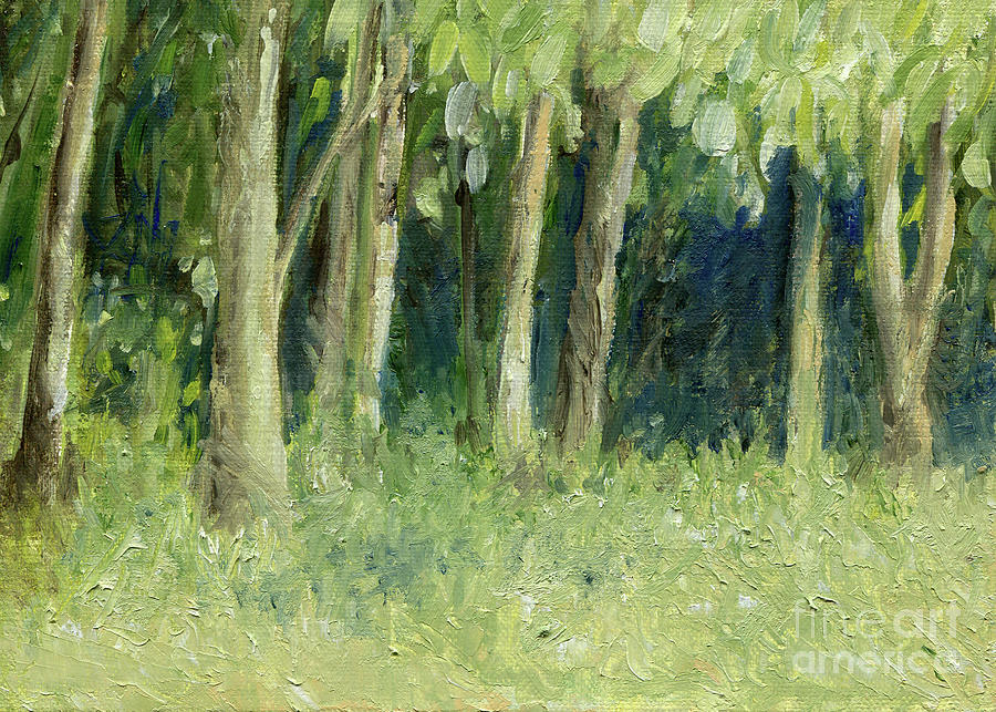 Woodland Tree Line by Laurie Rohner Woodland Tree Line by Laurie Rohner