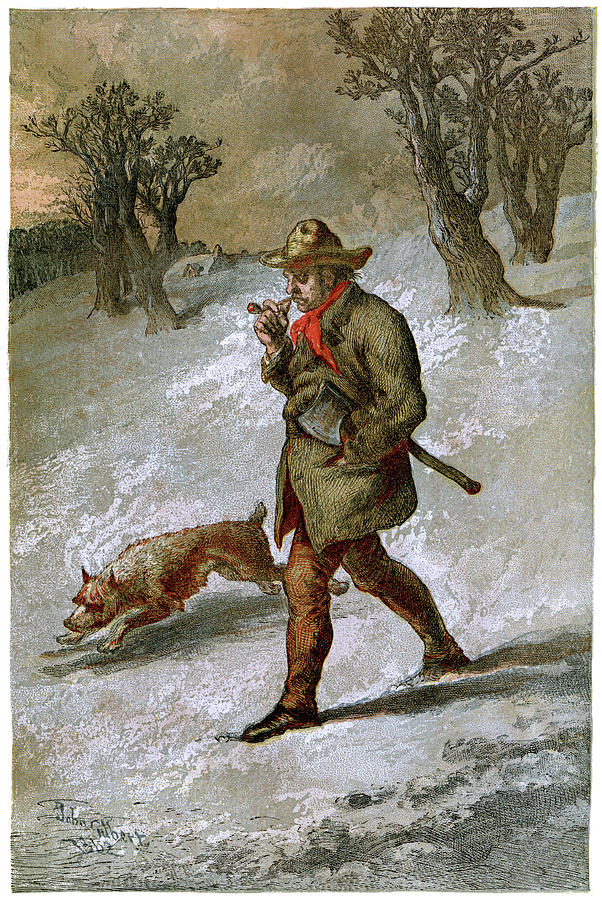 Woodsman And His Dog Digital Art by Duncan1890