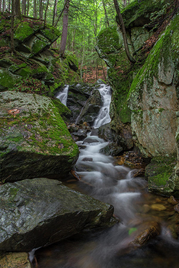 Woodstock Cascade Photograph by White Mountain Images