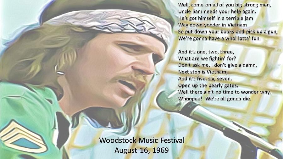 1969 Digital Art - Woodstock Tribute by William Butman