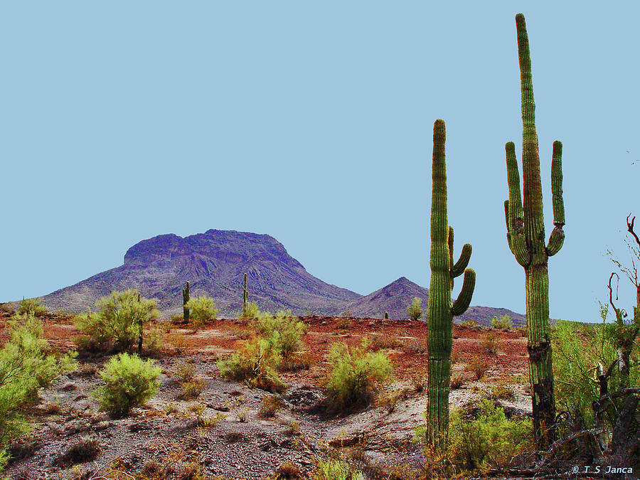 Woolsey Peak Arizona Digital Art by Tom Janca